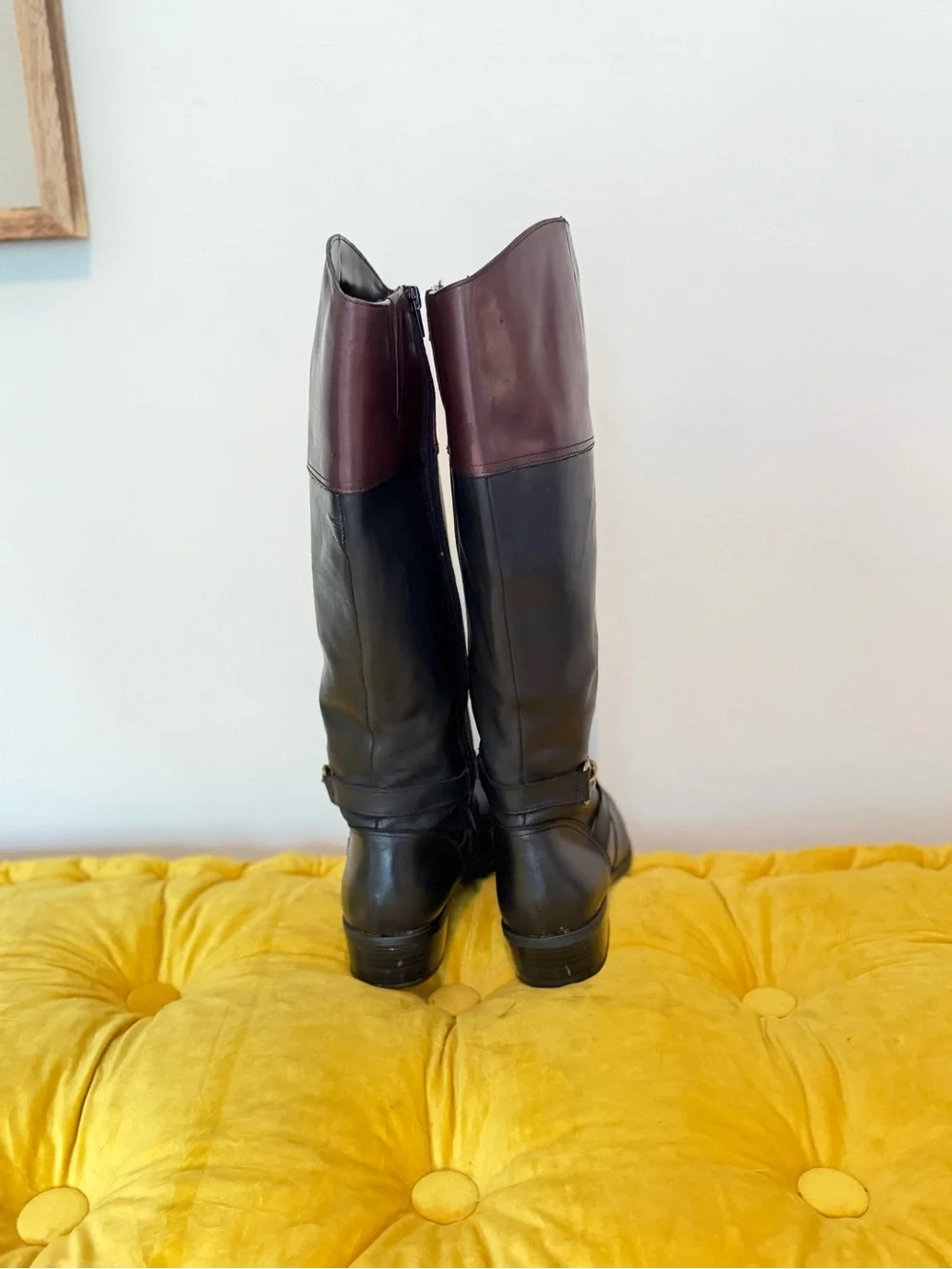 Y2K Vintage Ralph Lauren Menina Riding Boots | Size 8B